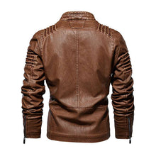 Men Leather Jacket Winter And Autumn Motorcycle