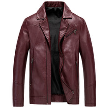 Men's Leather Suits Thin Washable Leather Jackets - HappyHomer