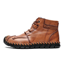 Leather shoes leather men casual shoes - HappyHomer