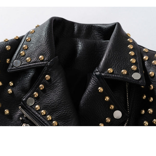 New Jacket Leather Fashion Personality Women's - HappyHomer