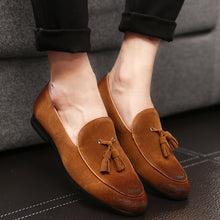 Pea shoes leather shoes for men - HappyHomer